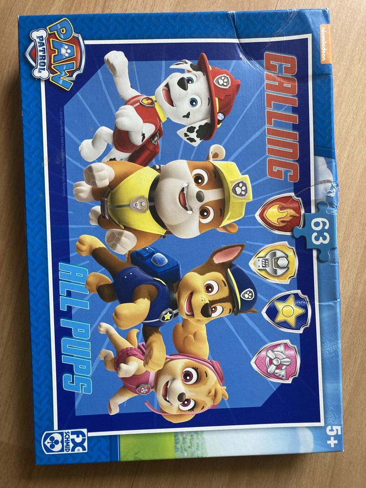 Okazja! Puzzle 5+ Paw Patrol