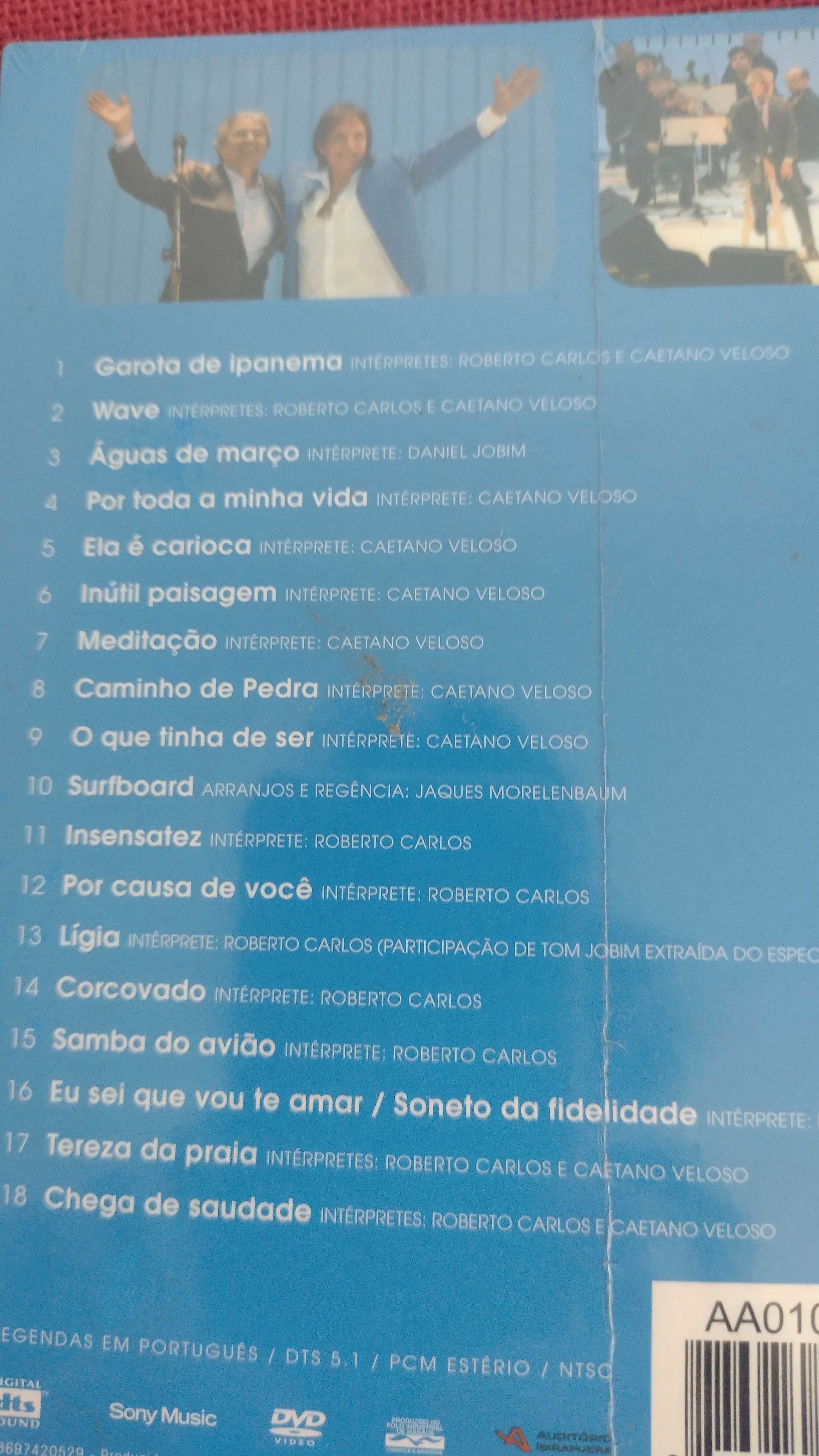 CDs Roberto Carlos "Tributo ao Rei", "Roberto Carlos e Caetano Veloso"