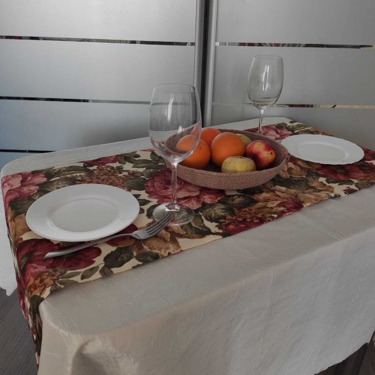 Beżnik na stół 49*150 cm Materiał plamoodporny Duck, obrus.