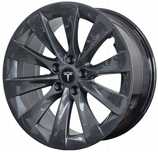 Grafitowe Felgi Aluminiowe Tesla Model X 2015, 2021/20 Cali Czujniki