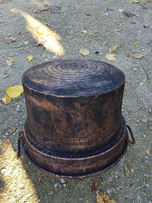 Kocioł miedziany gruba miedź 41cm/28cm