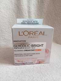 L'Oreal Paris glycolic bright krem do twarzy z spf 17