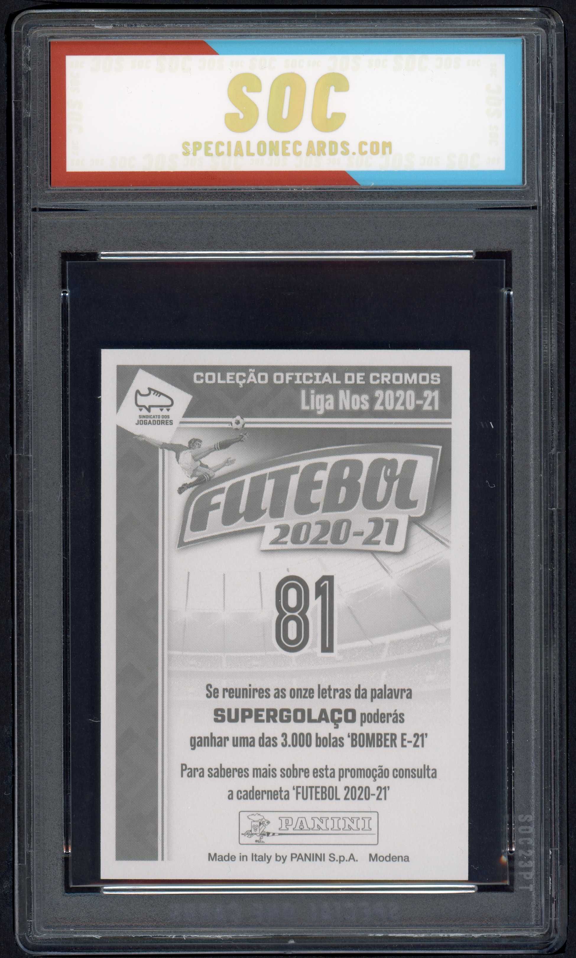 2020 Panini - Auto Al Musrati Futebol 2020-21 #81 SOC POP1 Autenticado