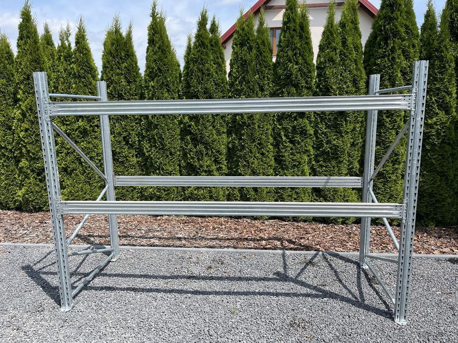 Regały paletowe, magazynowe, ocynkowane. Cena za komplet!!!