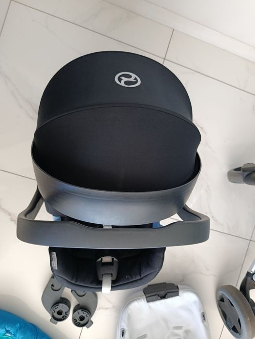 Wózek 3w1+baza 4w1 Cybex Quinny zapp flex plus duży zestaw dodatki bdb