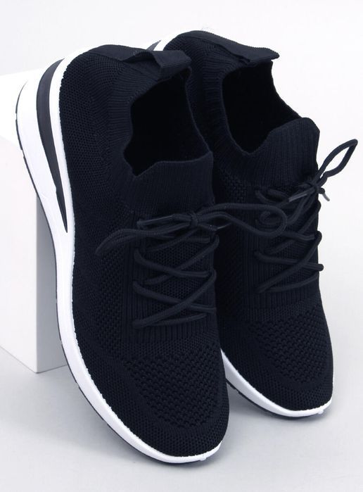 Buty Sportowe Na Ukrytym Koturnie Croft Black