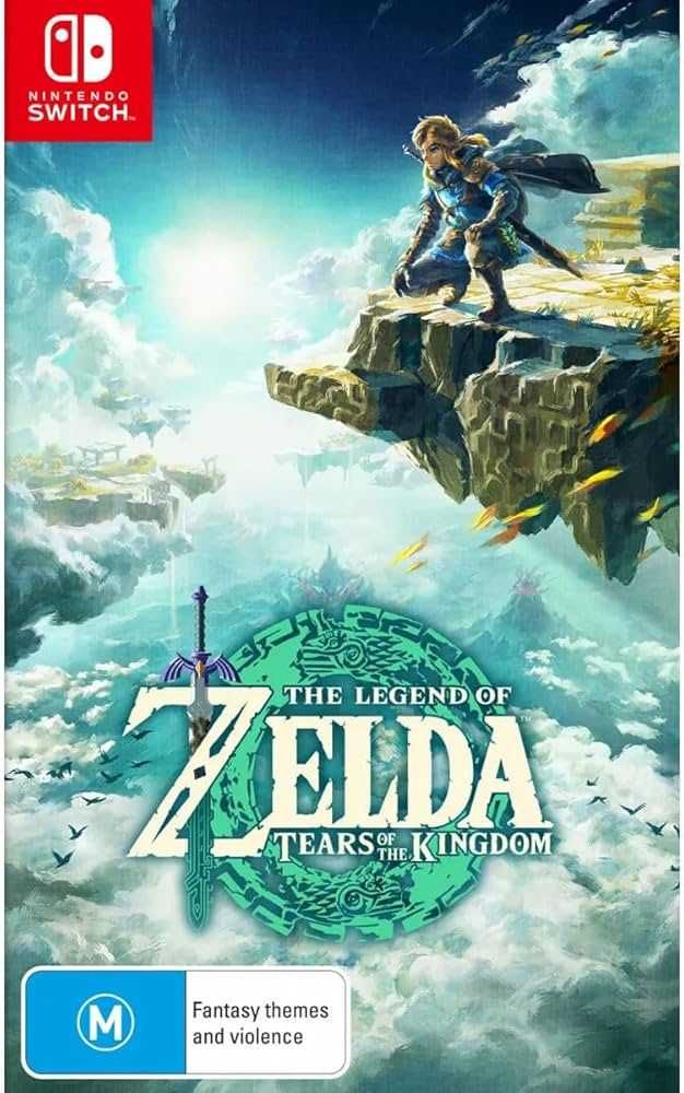Consola Nintendo Switch V2+ 6 Jogos +  Comando PRO