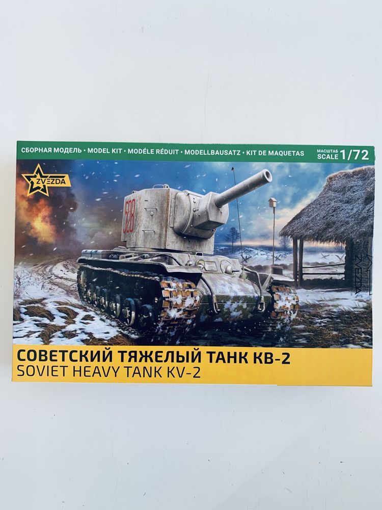 Czołg KV-2 model do sklejania Zvezda 5084