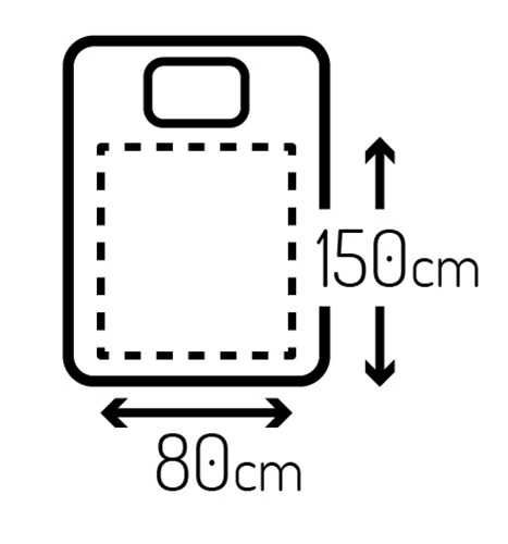 Електропростиня Mesko 150x80 Тепло Обігрів рівномірне нагрівання 7хв