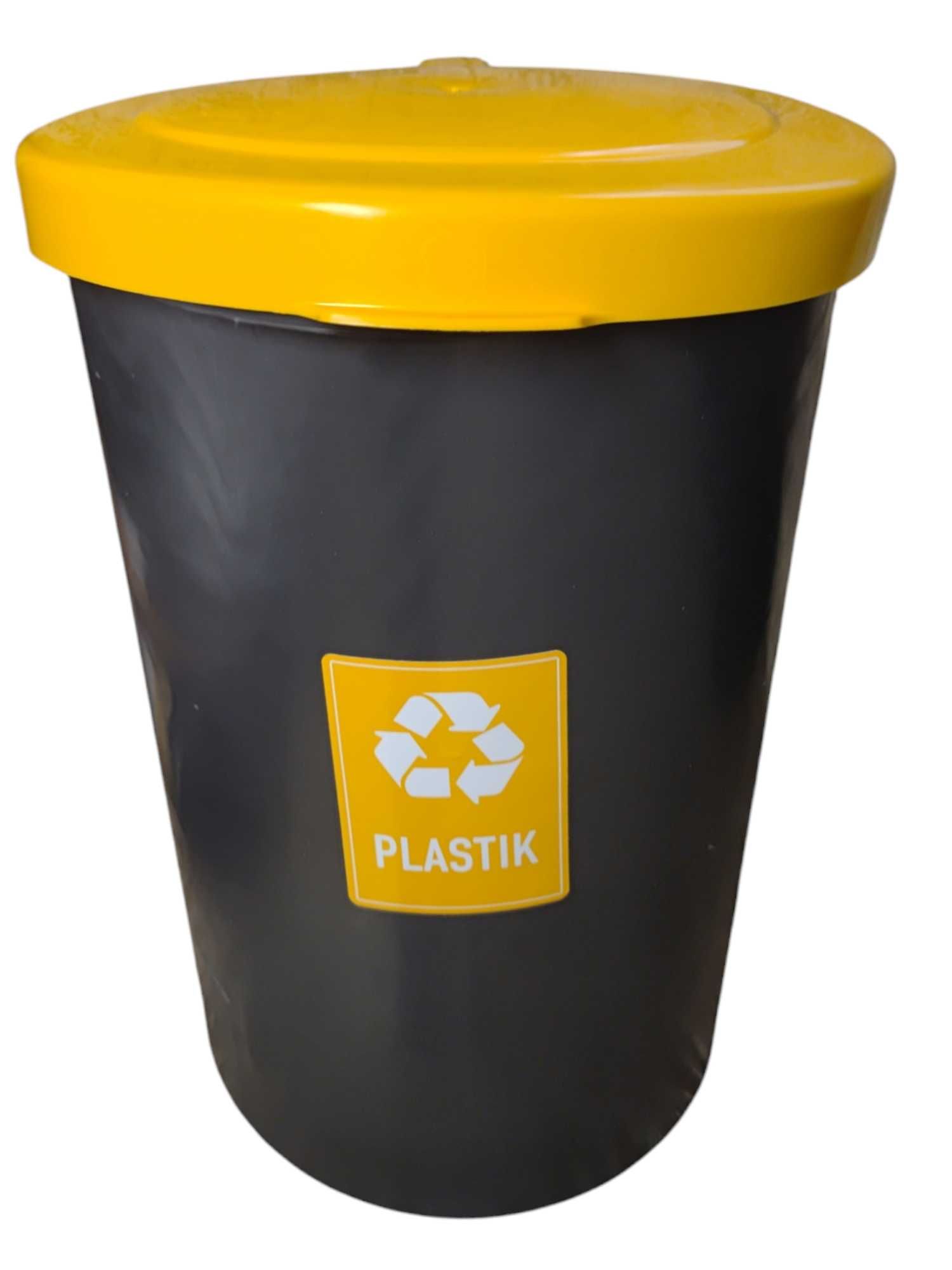 55lnPOJEMNIK KOSZ PLASTIKOWY żółty do segregacji odpadów