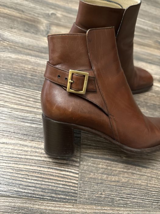 Кожаные ботинки ботильоны Bally