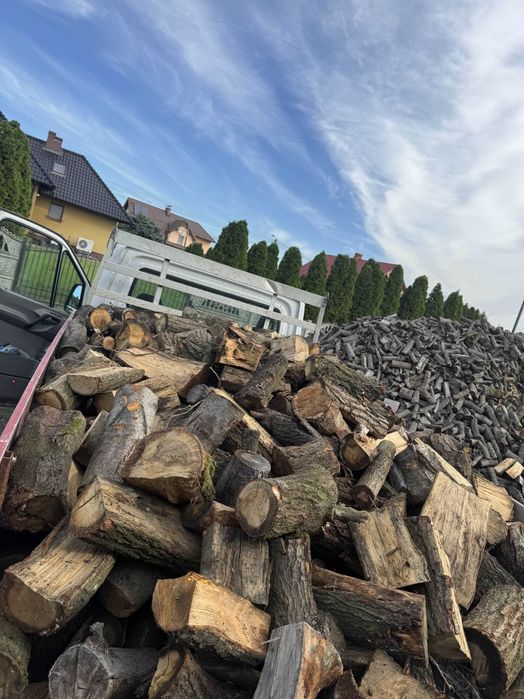 Drewno mix głównie dąb 370zł m3/225zł mp ROK SEZONOWANE, PORĄBANE