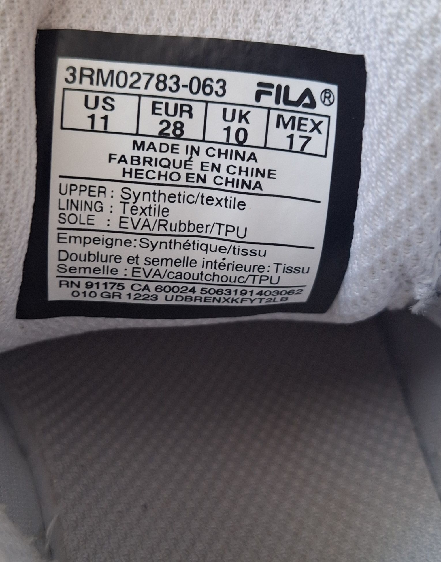 Текстильні кросівки сіточка Fila