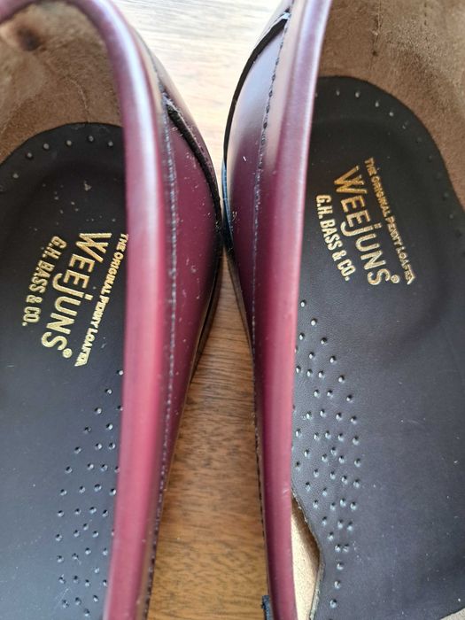 Sapatos Bass Weejuns Logan 44 cor de vinho