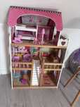 Drewniany domek dla lalek 90 cm