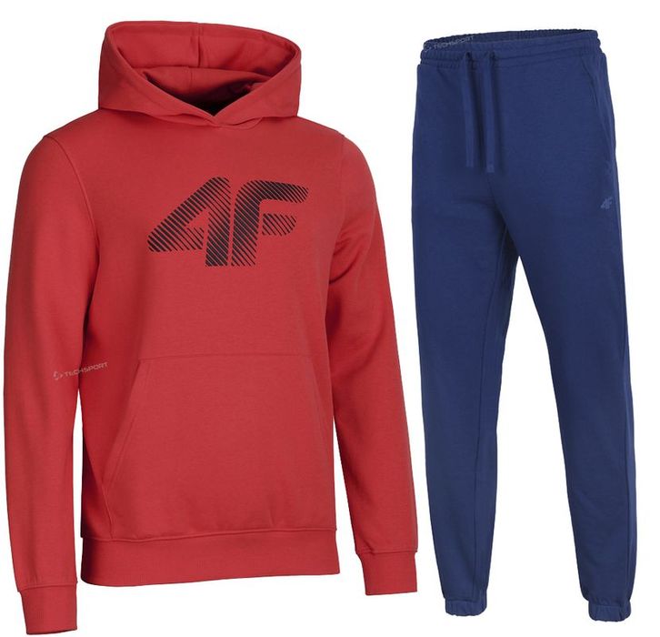 4f Męski Dres Bawełna Komplet Bluza Spodnie / rozm Xl