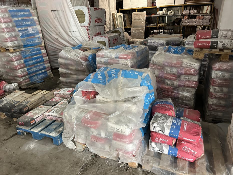 Skanmix Budmix гіпсова шпаклівка клей для плитки