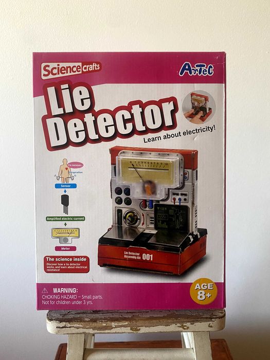 Detetor de Mentiras Science Crafts - Novo e Embalado!
