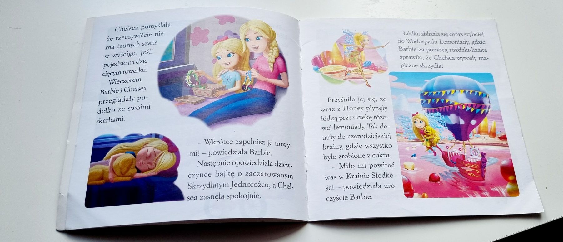 Książeczka Barbie Dreamtopia + figurka Skye psi patrol