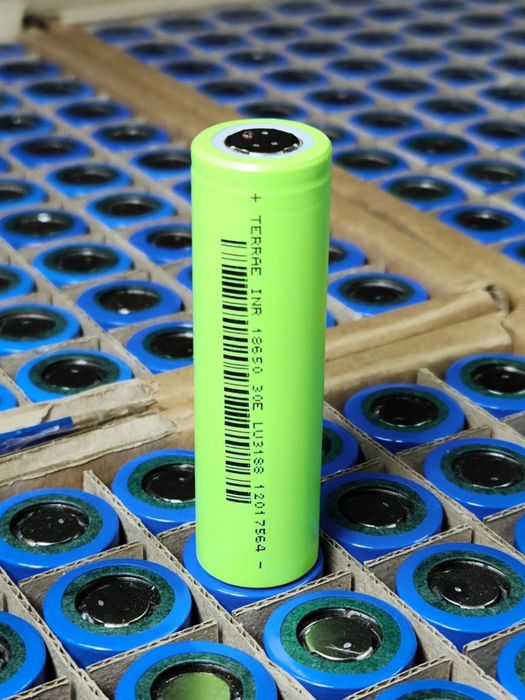 TerraE 18650 30E 3200mAh БЕЗ БРАКУ! Є гарантія Роб. напруга 2,5–4,21В