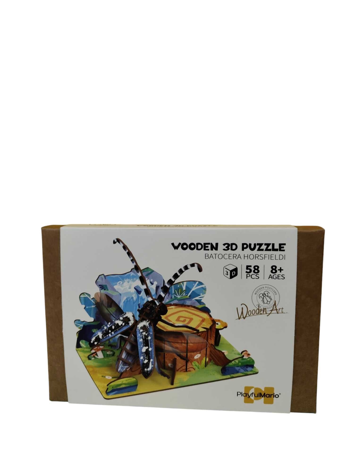 Puzzle drewniane 3D owady