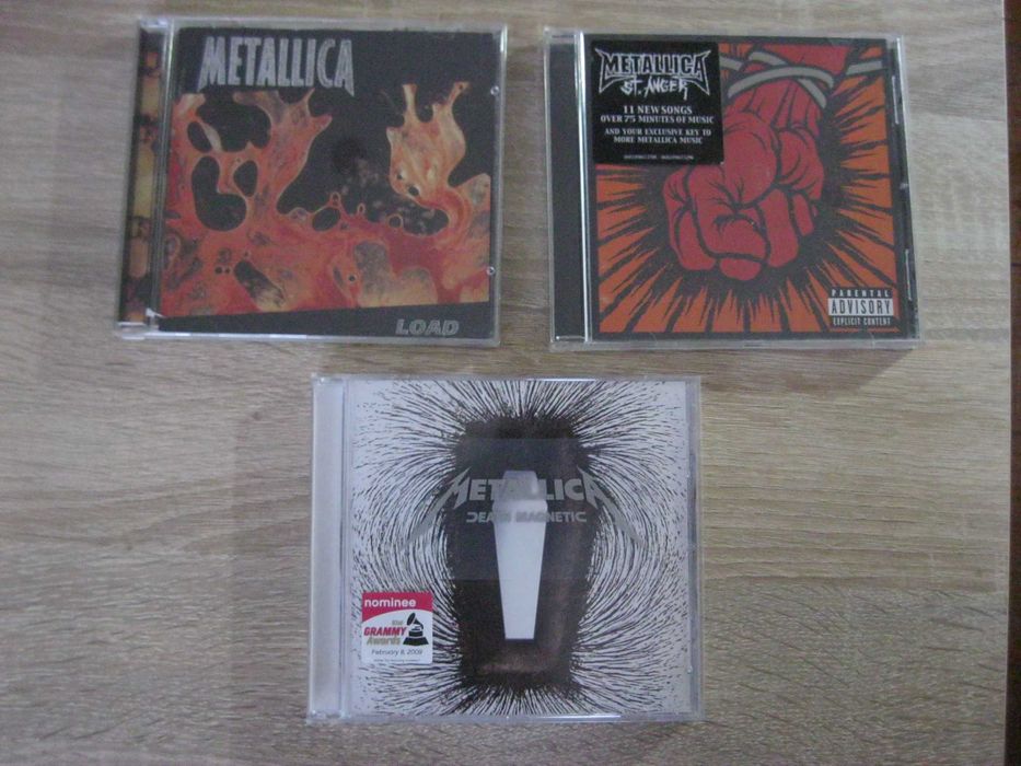 Płyty CD Metallica -1.Load /2.St.Anger /3.Death Magnetic