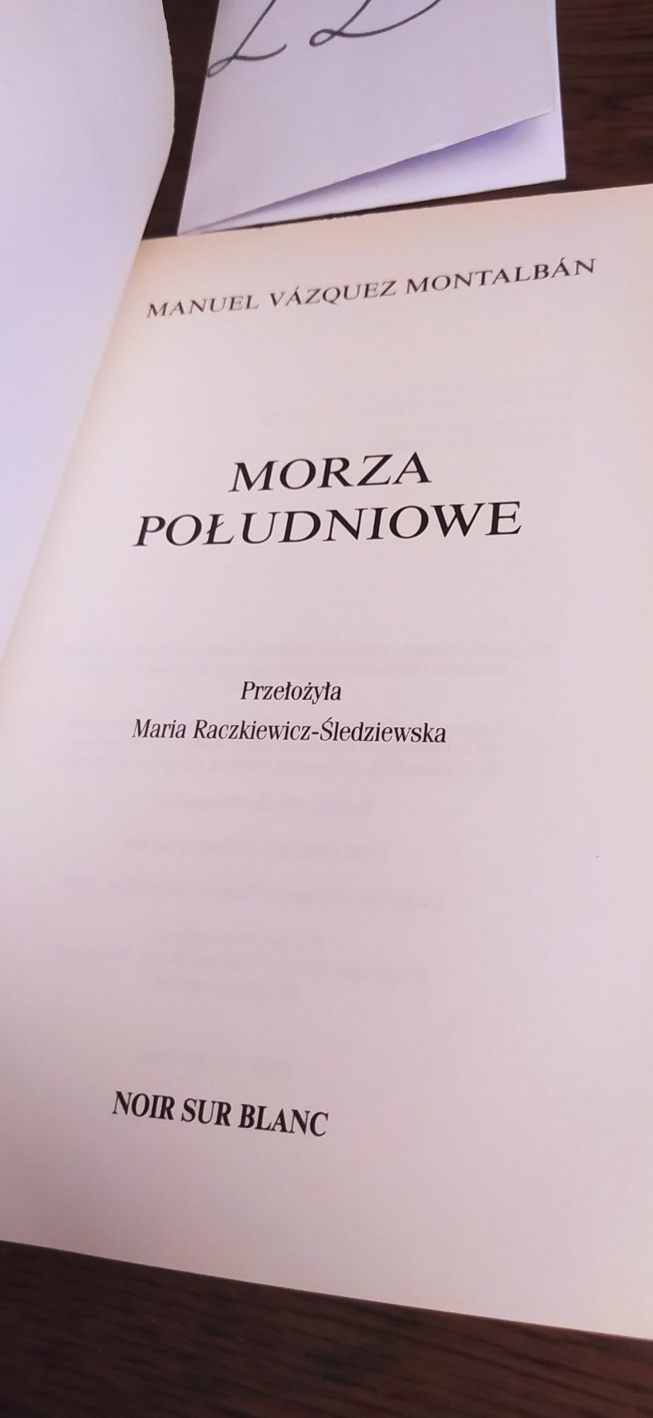 Morza południowe Manuel Vazquez Montalban