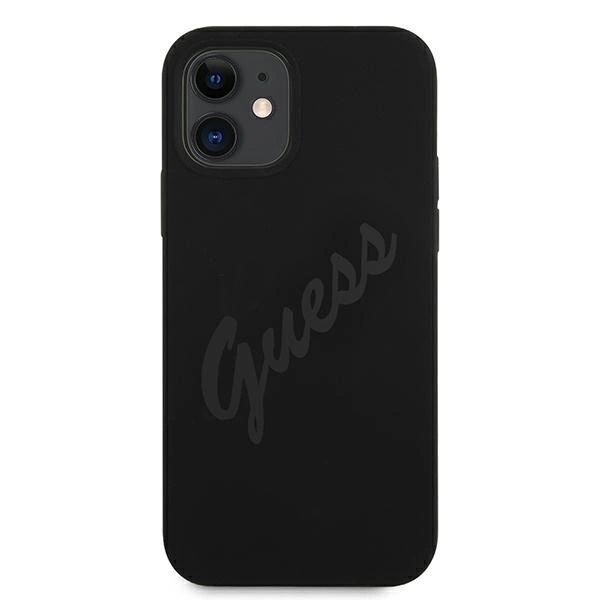 Etui Guess Script Vintage Na Iphone 12 Mini - Czarne