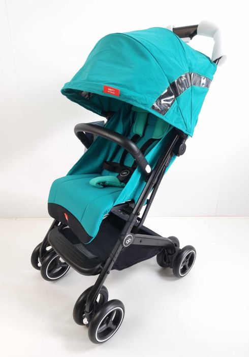 NOWY Wózek GB Qbit+ Plus All-Terrain spacerówka do 22 kg Laguna Blue