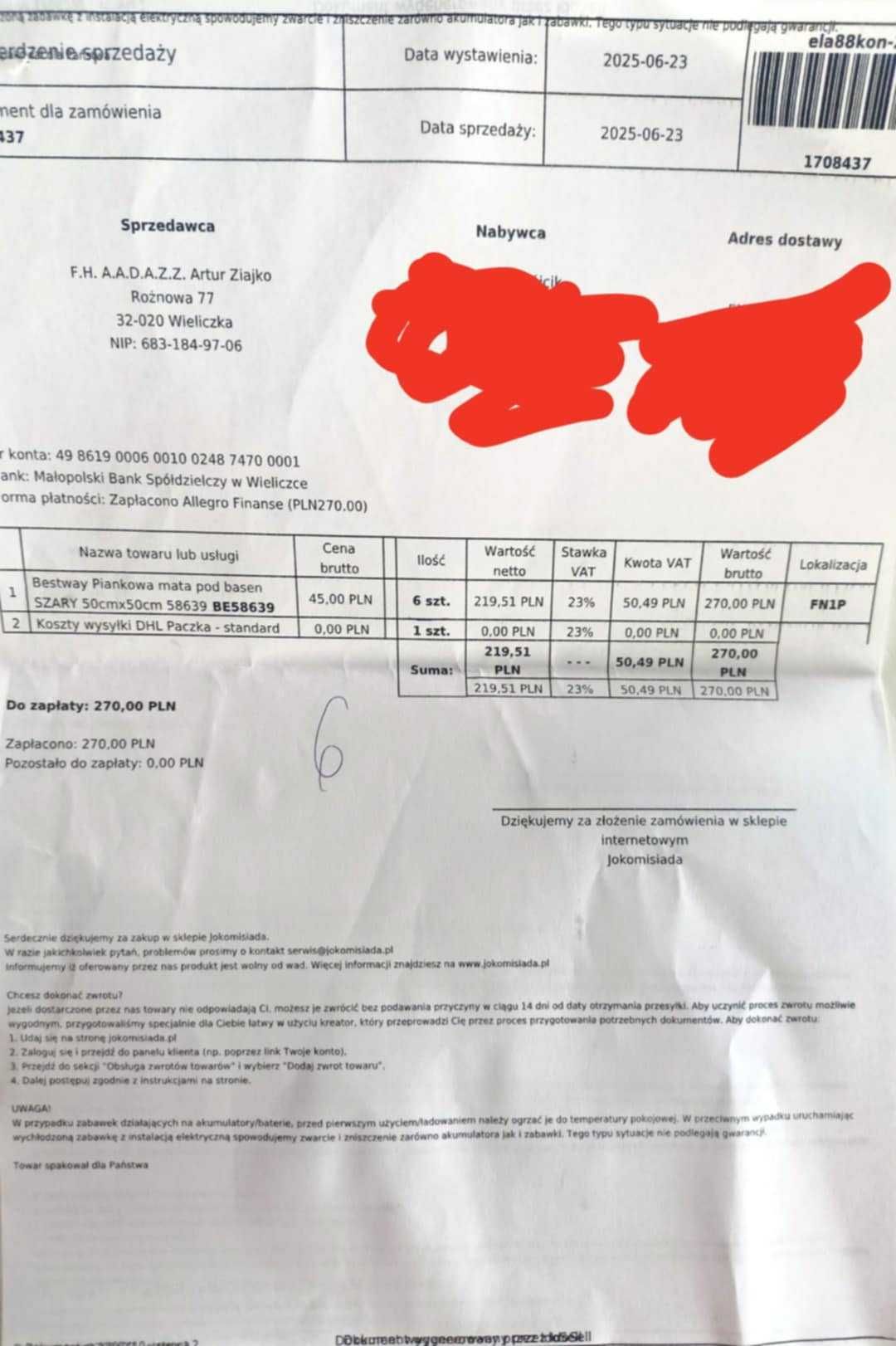 Podkład pod basen