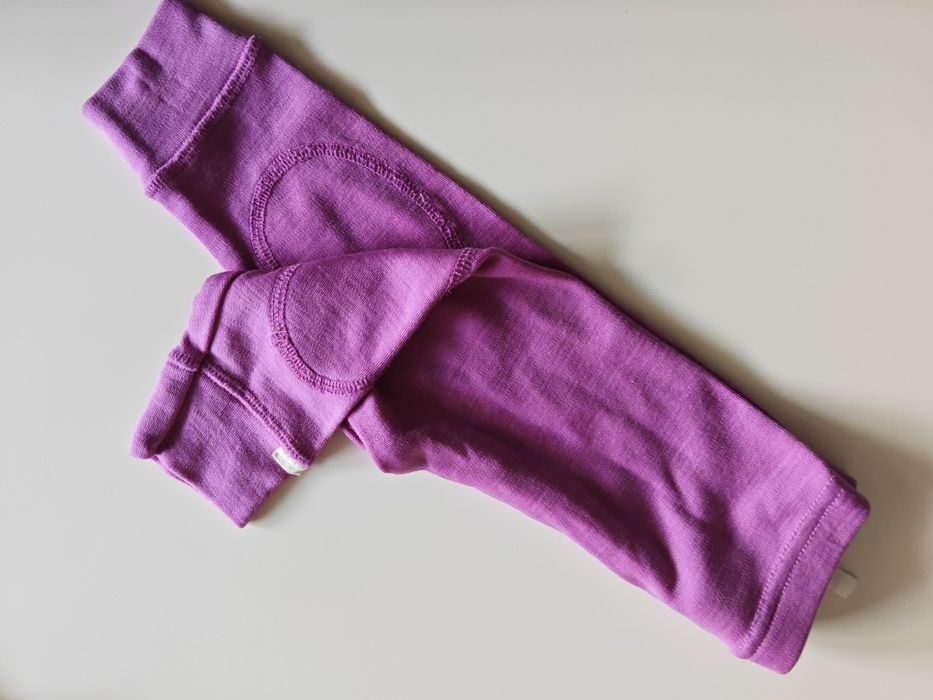 68 name it różowe wełniane spodnie legginsy 100% wełna Merino
Metki po