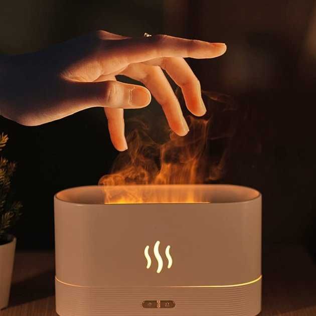Увлажнитель воздуха/Зволожувач повітря /Аромадифузор з ефектом полум'я