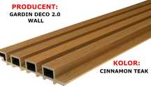 Deska Elewacyjna Kompozytowa Gardin Deco 2.0 Wall Lamele Zewnętrzne