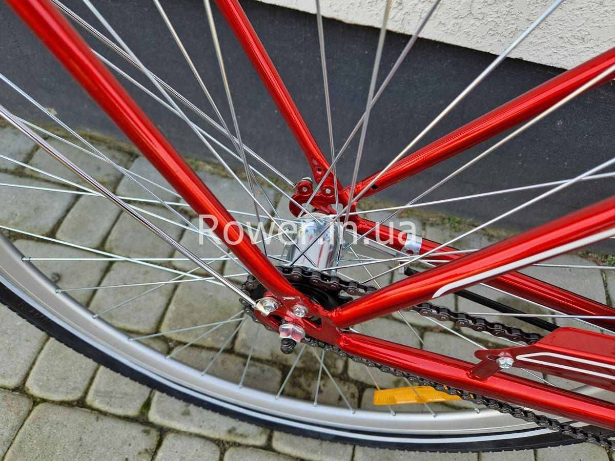 Дорожній велосипед дамка з корзиною Dorozhnik OBSIDIAN 28 рама-19"