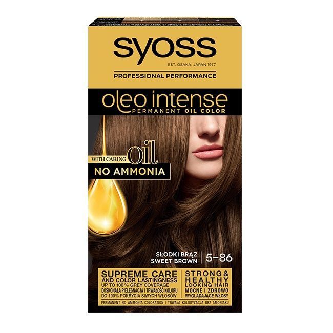Syoss Oleo Intense farba do włosów trwale koloryzująca z olejkami 5-86