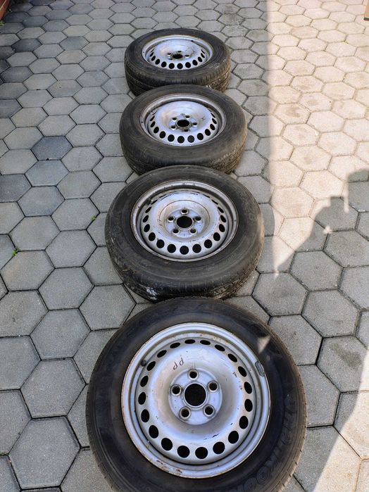 Felgi stalowe R16 VW Transporter T6 - Komplet