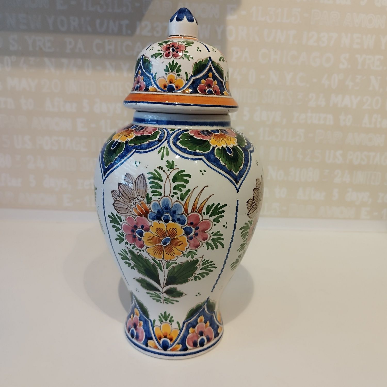 Amfora Porcelana Holenderska Delft