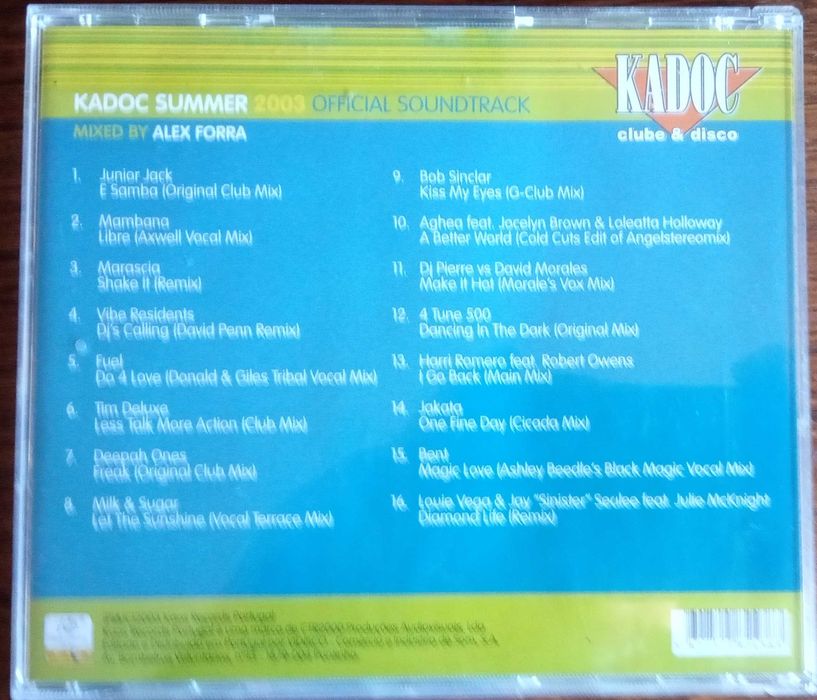 Summer 2003 - - - - - Official Soundtrack - - - - - CD