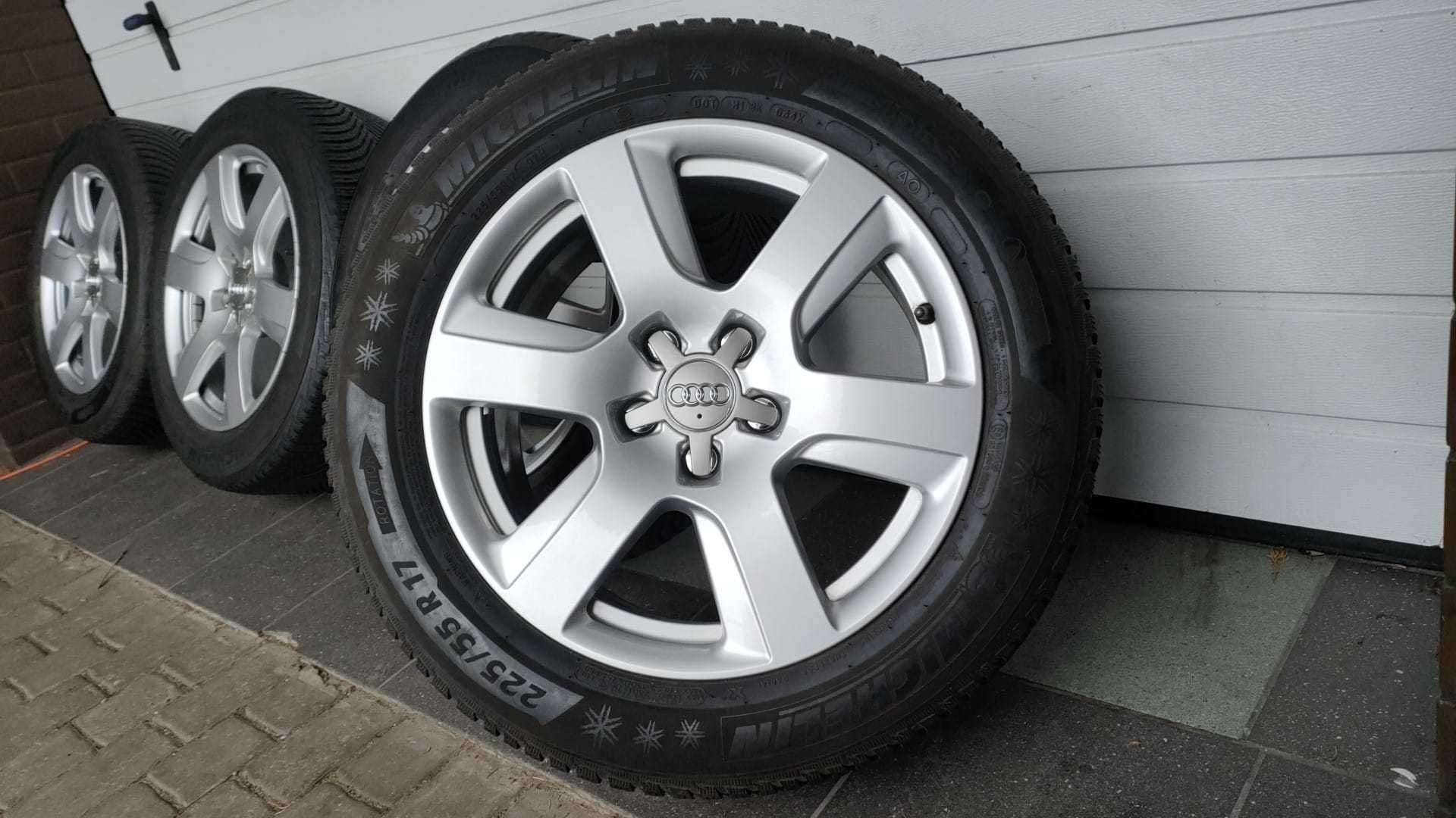 Koła Audi A6 C7 Vw 17'' 5x112 opony zima 225/55/17 Michelin  (OL1524)