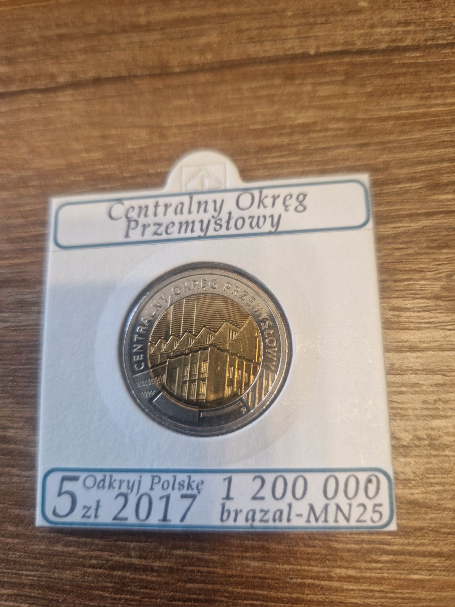 Na sprzedaż moneta 5 zł Centralny Okręg Przemysłowy