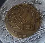 13125#Medalha bronze FEUP curso Engenharia civil 25 aniversário 1982