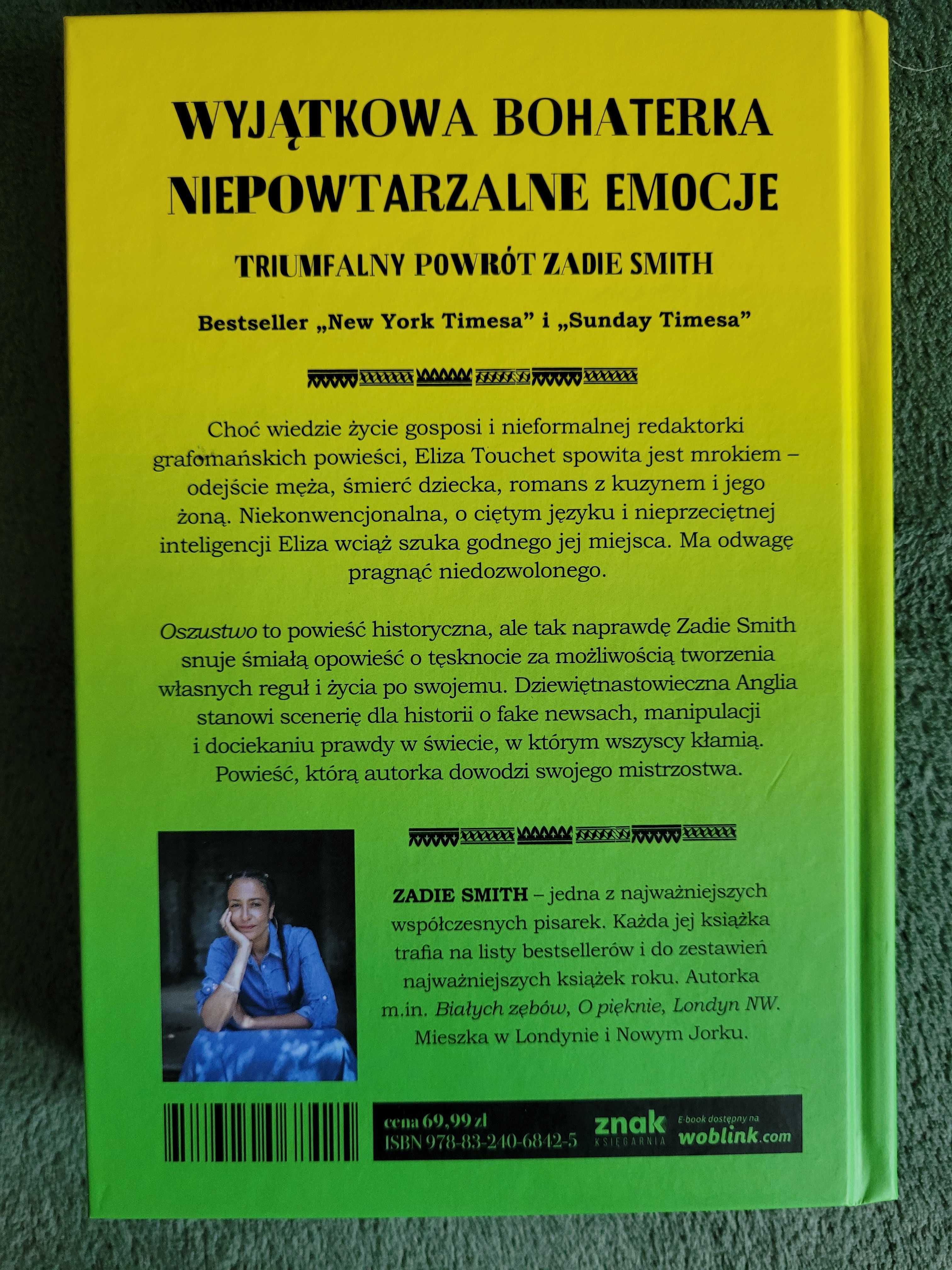 Oszustwo - Zadie Smith