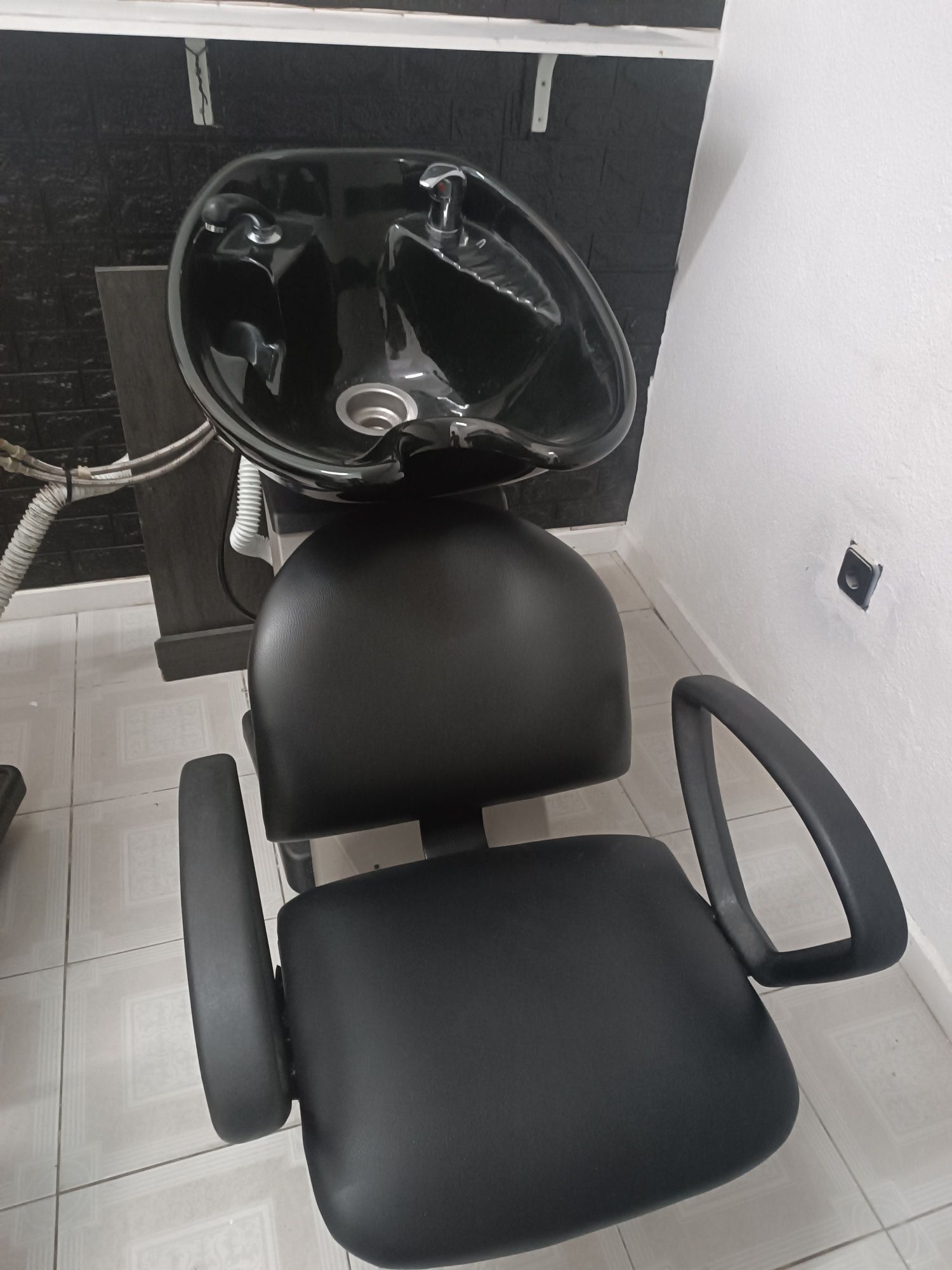 Rampa de lavar cabelo - cadeira cabeleireiro
