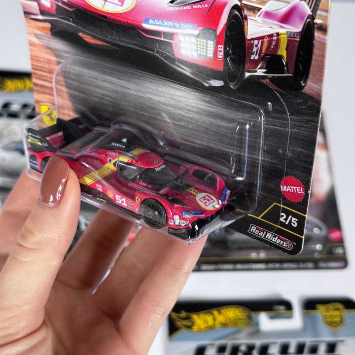 Машинка Premium Hot Wheels Ferrari 499P Circuit Хот вілс преміум Форд