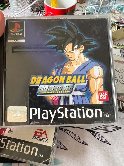 Jogos da pa1 playstation 1 original com  manual dragon ball
