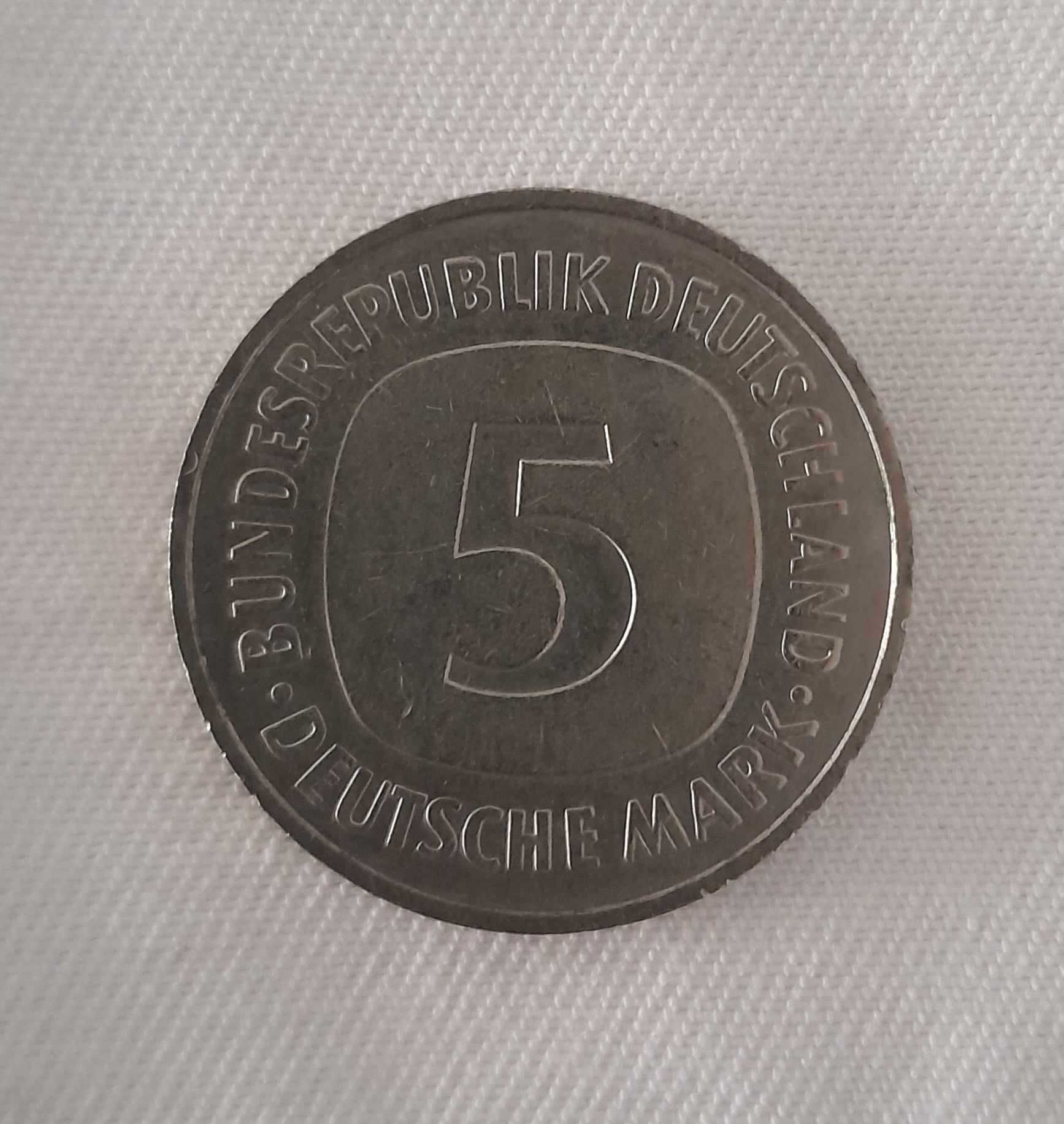 Alemanha - Águia - 2 Moedas 5 marcos - Letras D e J