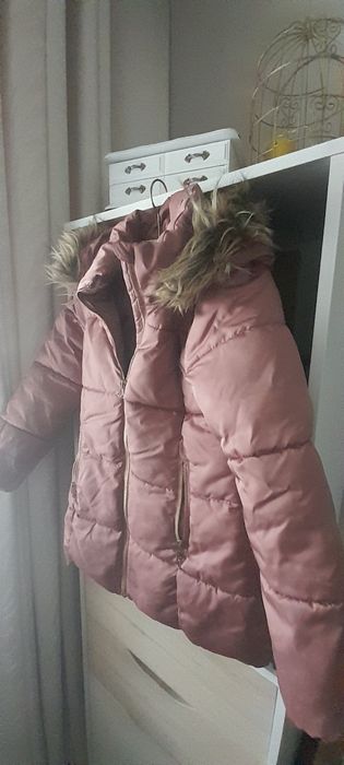Kurtka zimowa H&M dziewczęca r. 128