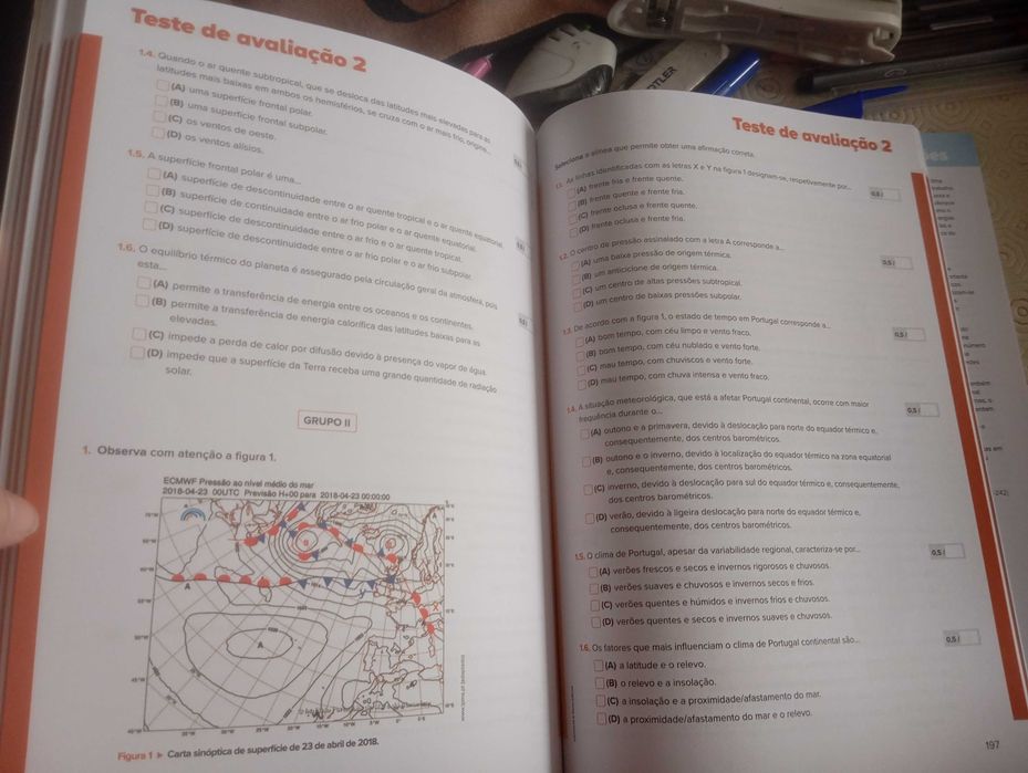 Geografia A preparar os testes