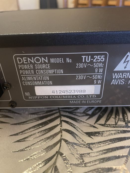 Tuner Denon Tu-255