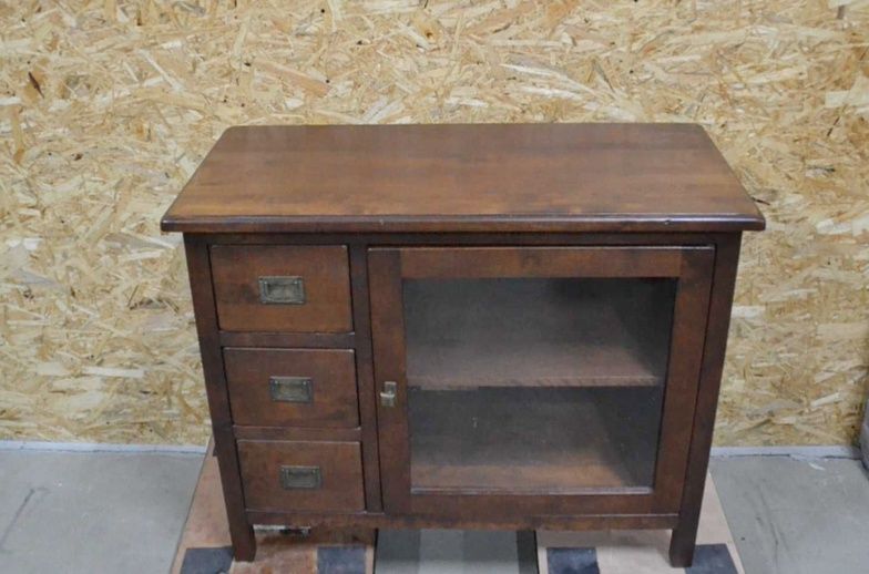 Kredens drewniany, kolonialny, import